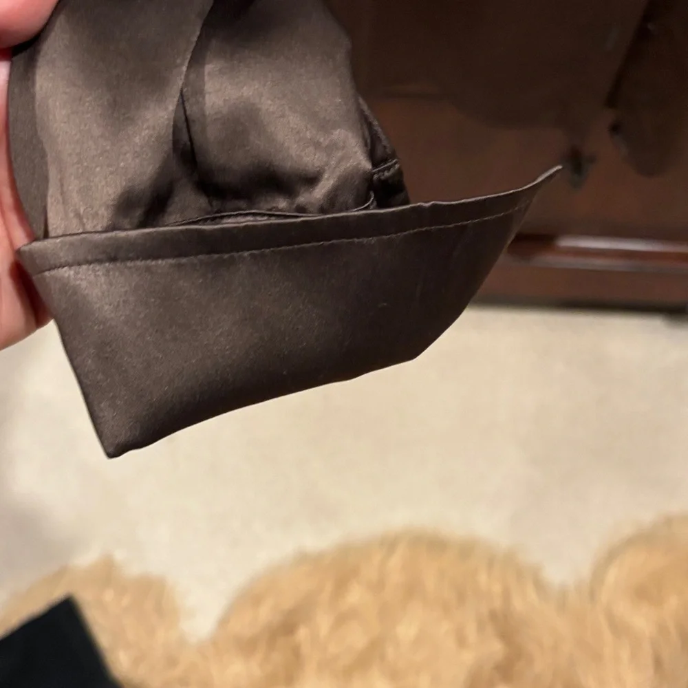 Elegant Brown Button Down Shirt - Picture 3 of 6